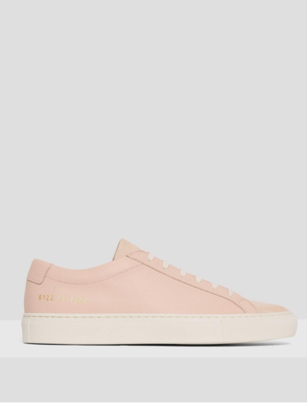 Common Projects Women's Light Pink Leather Sneakers with Dust Bag